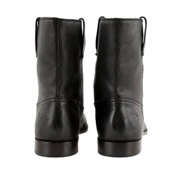 ✨NWT✨ FRYE Anna Short Pull On Leather Ankle Boot in Black Sz US 7M - Picture 7 of 7